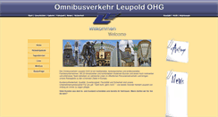 Desktop Screenshot of busverkehr.bus-leupold.de