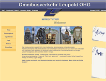 Tablet Screenshot of busverkehr.bus-leupold.de