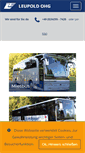Mobile Screenshot of bus-leupold.de